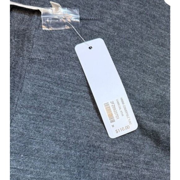 Soft Surroundings Tunic Womens Size Medium Grey Hanna Convertible Sweater Wool - Picture 3 of 9